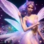 Placeholder: beautiful fairy in a galactic ambiance, transparent wings, delicate colors, finely tuned detail, ultra high definition, 8 k, unreal engine 5, ultra sharp focus