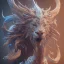 Placeholder: A portrait of a crystalline beast, mythical,fantasy , magnificent, majestic, highly intricate, Realistic photography, incredibly detailed, ultra high resolution, 8k, complex 3d render, cinema 4d.ถวัลย์ดัชนี