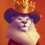 Placeholder: a Portrait of king lion as Brian Kesinger