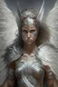 Placeholder: fierce female warrior angel