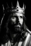 Placeholder: King Jesus in black and white