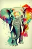 Placeholder: Art illustration elephant