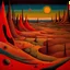 Placeholder: Surreal essence of a dreamlike landscape, inspired by the poetic and emotionally rich style of Max Ernst, vivid colors, enigmatic forms, and an underlying sense of mystery that resonates with the viewer's emotions