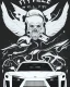 Placeholder: fast furius, sticker, car, movie, contour, vector, white background, detailed --v 5 -