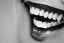 Placeholder: vampire teeth black and white