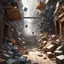 Placeholder: Ah, il obstrue le passage avec une multitude d'objets! Une scène d'obstruction visuellement captivante, n'est-ce pas? Ces objets qui s'entassent, créant un obstacle insurmontable, ajoutent une tension palpable à l'histoire. On peut presque sentir le poids de chaque objet qui entrave le chemin