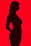 Placeholder: Red silhouette of female body