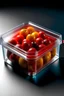 Placeholder: packaging for dry fruits transparent square