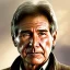 Placeholder: woolitize,stunning photo realistic head to waist portrait of harrison ford as han solo in star wars with photo realistic short hair by alice zhang,Sam Spratt, Yi Fan, Houston Sharp, Matija Obrovac, Sharp focus, brown eyes,photo realistic skin, realistically and naturally weathered skin,space jacket from star wars, intricate, art background