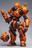 Placeholder: orange futuristic juggernaut with dual plasma battle axe and 4 plasma canon in the back