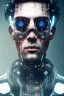 Placeholder: cyberpunk, head, men, portrai