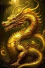 Placeholder: goldener drache mit fantasie