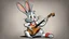 Placeholder: Bugs bunny deppressed doing music