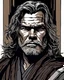 Placeholder: Portrait of a war hardened Jedi, Mid 30s, looks like Kurt Russel