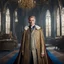 Placeholder: In the grand throne room of Castle Evermoor, the seat of power for the Thornwood family, Baron Cedric Thornwood commands his presence with an air of dignity and authority. Tall and regal, he possesses a commanding presence that demands respect. Baron Cedric's greying hair is neatly combed, and his piercing blue eyes reflect both intelligence and a sense of responsibility. Clad in fine garments befitting his noble status, he exudes an aura of leadership.