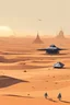 Placeholder: star war tatooine desert panorama, background broke star destroyer