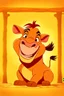 Placeholder: Pumba from the lion king sitting and smiling