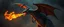 Placeholder: portrait of wild fire breathing bat dragon kangaroo above byzantes