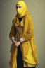 Placeholder: mø, high light ,yellow tones, hijab, covered head