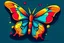 Placeholder: colorful butterfly cartoon style