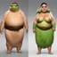 Placeholder: Inspired by the work of HollyKonn , I played around with a Princess Leia model to generate some younger versions of her with varying levels of success. The older bikini pics are supposed the be "Jabba's slave outfit", lol not accurate but still good. Although the Hutt himself looks more like a giant frog man.