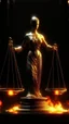 Placeholder: 4K. REALISTIC FULL DETAILS. FULL LIGHTS. THEMIS SYMBOL OF JUSTICE GODNESS HARDROCK. BACKGROUND JAIL FIRESTARTER