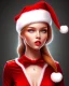 Placeholder: girl in Santa dress