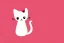 Placeholder: cute cat illustration isolated