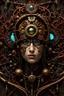 Placeholder: Expressively detailed and intricate 3d rendering of a hyperrealistic “steampunk lotus”: front view, symetric, dripping colorful paint, tribalism, ethnic ornaments, shamanism, cosmic fractals, dystopian, dendritic, stylized fantasy art by Kris Kuksi, mati klarwein, artstation: award-winning: professional portrait: atmospheric: commanding: fantastical: clarity: 16k: ultra quality: striking: brilliance: stunning colors: amazing depth: masterfully crafted.