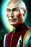 Placeholder: portrait captain Picard star trek on Saturn