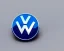 Placeholder: vw logo badge blue futuristic