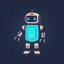 Placeholder: AI Robot LOGO simple