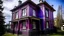 Placeholder: A purple mansion infected with mold painted by Edvard Munch