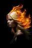 Placeholder: A Blond Woman in THROUGH FIRE & FLAMES