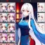 Placeholder: Clear focus, 8k, 4k, high quality, detailed, beautiful lighting, vibrant colors, white long hair, vibrant red eyes, girl, Chinese outfit, smile