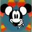 Placeholder: mickey mouse with five eyes and three ears by walt disney