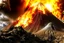 Placeholder: the fest of mount doom red cloud and fire in the background