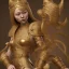 Placeholder: statue 3D japanese viking Girl Renaissance sculpture, Thai pattern, Thai dress, detailed pattern, pattern, template, prototype, weaving sculpture 4k Renaissance sculpture