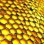 Placeholder: Abstract honeycomb hexagons in different yellow colours