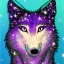 Placeholder: A magical sparkle wolf