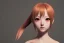 Placeholder: Anime girl cute neck head portrait, warrior costume, village, meditation, 8k quality