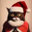 Placeholder: a beautiful portrait of a cute cat dressed as santa, by greg rutkowski, high key lighting, volumetric light, digital art, highly detailed, fine detail, intricate, ornate, complex, octane render, unreal engine, photorealistic unreal 5.