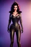 Placeholder: painting of lisa ann as evil queen in black leather pants, , leather, angry, stern look, volumetric lighting, particales,highly detailed,cinematic, deep colours,8, highly detailed, digital painting, artstation, concept art, smooth, sharp focus,