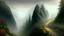 Placeholder: trail through the misty mountains