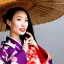 Placeholder: close-up portrait of gorgeous, stunning asian woman wearing traditional kimono and holding bamboo umbrella, cherry blossoms, realistic, photo illustrative, ornate, 8K resolution, high-quality, fine-detail, digital art, detailed matte, brian froud, howard lyon, selina french, anna dittmann, annie stokes, lisa parker, greg rutowski, alphonse mucha