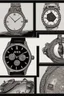 Placeholder: Black wristwatch Bejeweled containing the word jiks