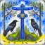 Placeholder: European pagan art with nature and runes and ravens and swedish flag