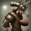 Placeholder: Joueur de rugby steampunk