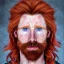 Placeholder: Portrait of young Courtney Gains as a ruggedly handsome, joyful, roguish pirate, charismatic, attractive male, masculine, perfect, precisely detailed clear eyes, unblemished, flawless skin, softly freckled face; meticulously detailed multi-hued ginger carrot-colored cherry fire red hair; fantasy, intricate, elegant, highly detailed, digital painting, concept art, matte, sharp focus, illustration, art by artgerm and greg rutkowski and alphonse mucha