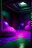 Placeholder: creapy sewer with small purple accents monochromatic